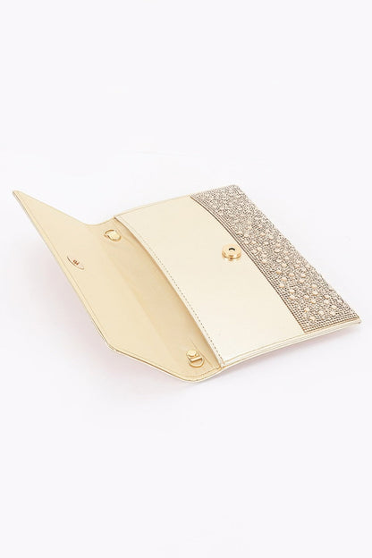 Women's Party Clutch Rhinestone Envelope BYMANYC ® New York SPARKLING ELEGANT EVENING PURSE - New Collection