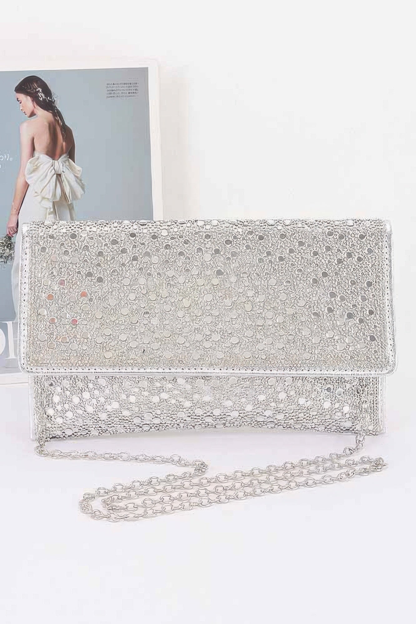 Women's Party Clutch Rhinestone Envelope BYMANYC ® New York SPARKLING ELEGANT EVENING PURSE - New Collection