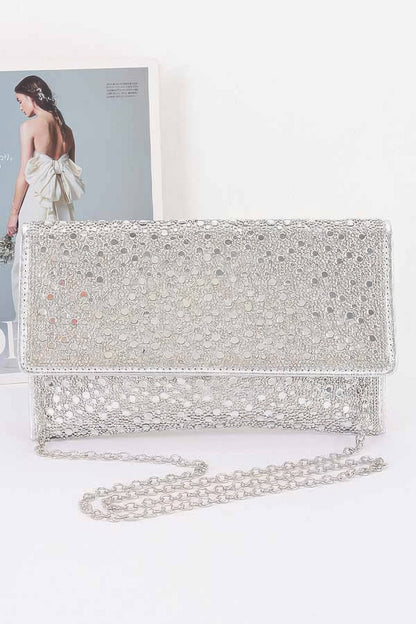 Women's Party Clutch Rhinestone Envelope BYMANYC ® New York SPARKLING ELEGANT EVENING PURSE - New Collection
