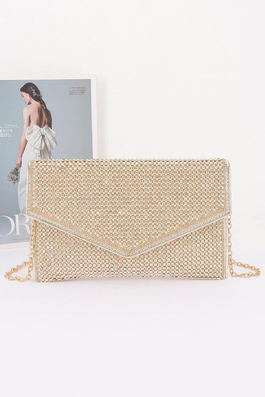 Women's Party Clutch Rhinestone Envelope BYMANYC ® New York SPARKLING ELEGANT EVENING PURSE - New Collection