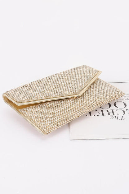 Women's Party Clutch Rhinestone Envelope BYMANYC ® New York SPARKLING ELEGANT EVENING PURSE - New Collection