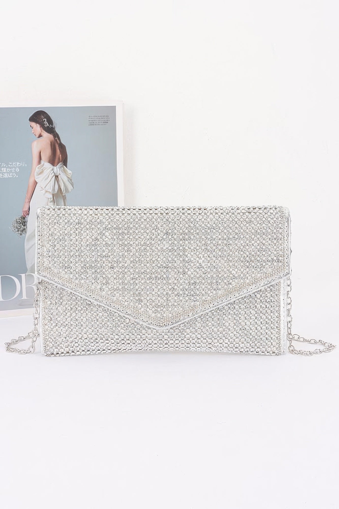 Women's Party Clutch Rhinestone Envelope BYMANYC ® New York SPARKLING ELEGANT EVENING PURSE - New Collection