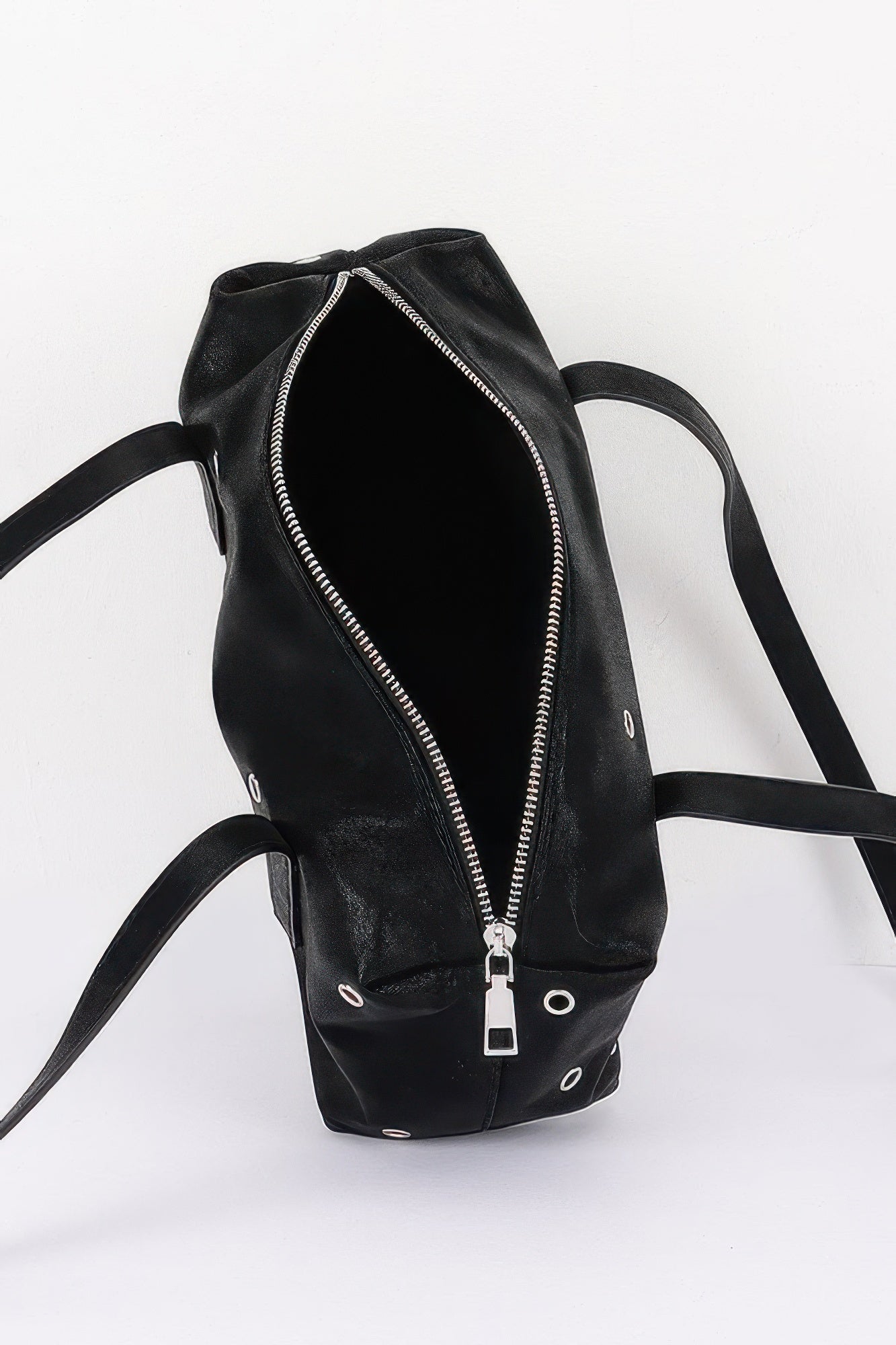 Women's Shoulder Bag Vegan Leather Eyelet Studded Rectangular BYMANYC ® New York CONTEMPORARY HARDWARE STRUCTURED PURSE - New Collection