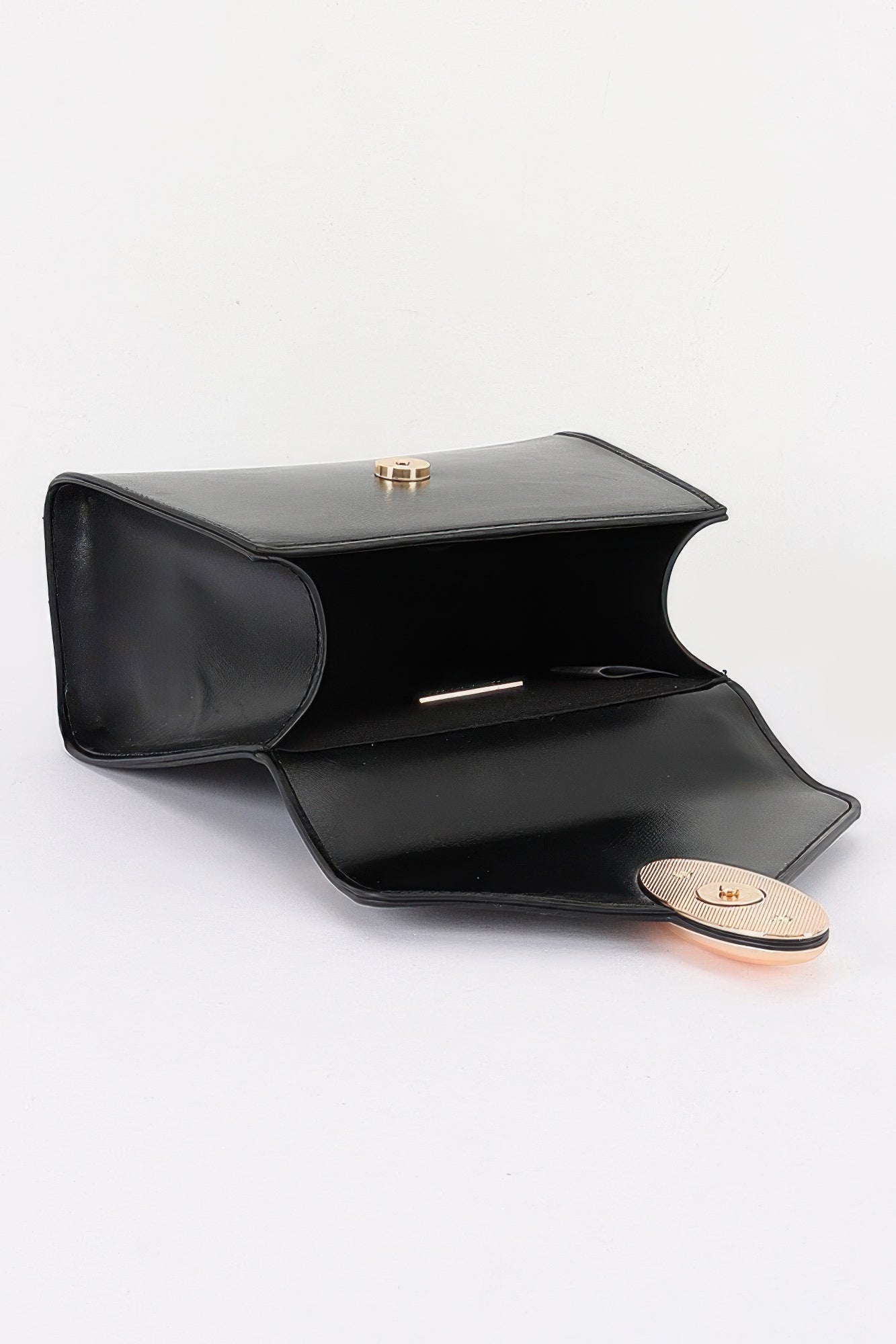 Women's Top Handle Bag Vegan Leather Flap BYMANYC ® New York CONTEMPORARY SLEEK STRUCTURED PURSE - New Collection