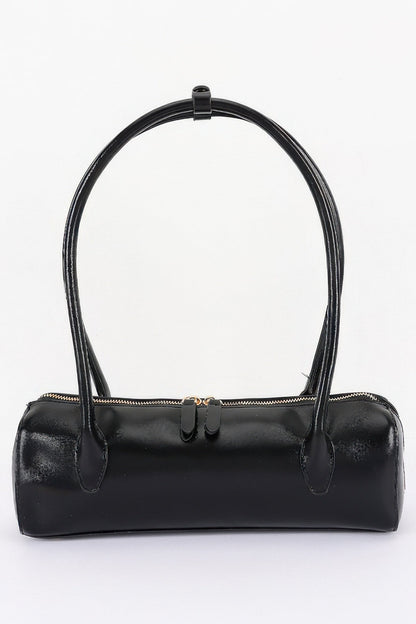 Women's Shoulder Bag Vegan Leather Rectangular BYMANYC ® New York CONTEMPORARY SLEEK STRUCTURED PURSE - New Collection