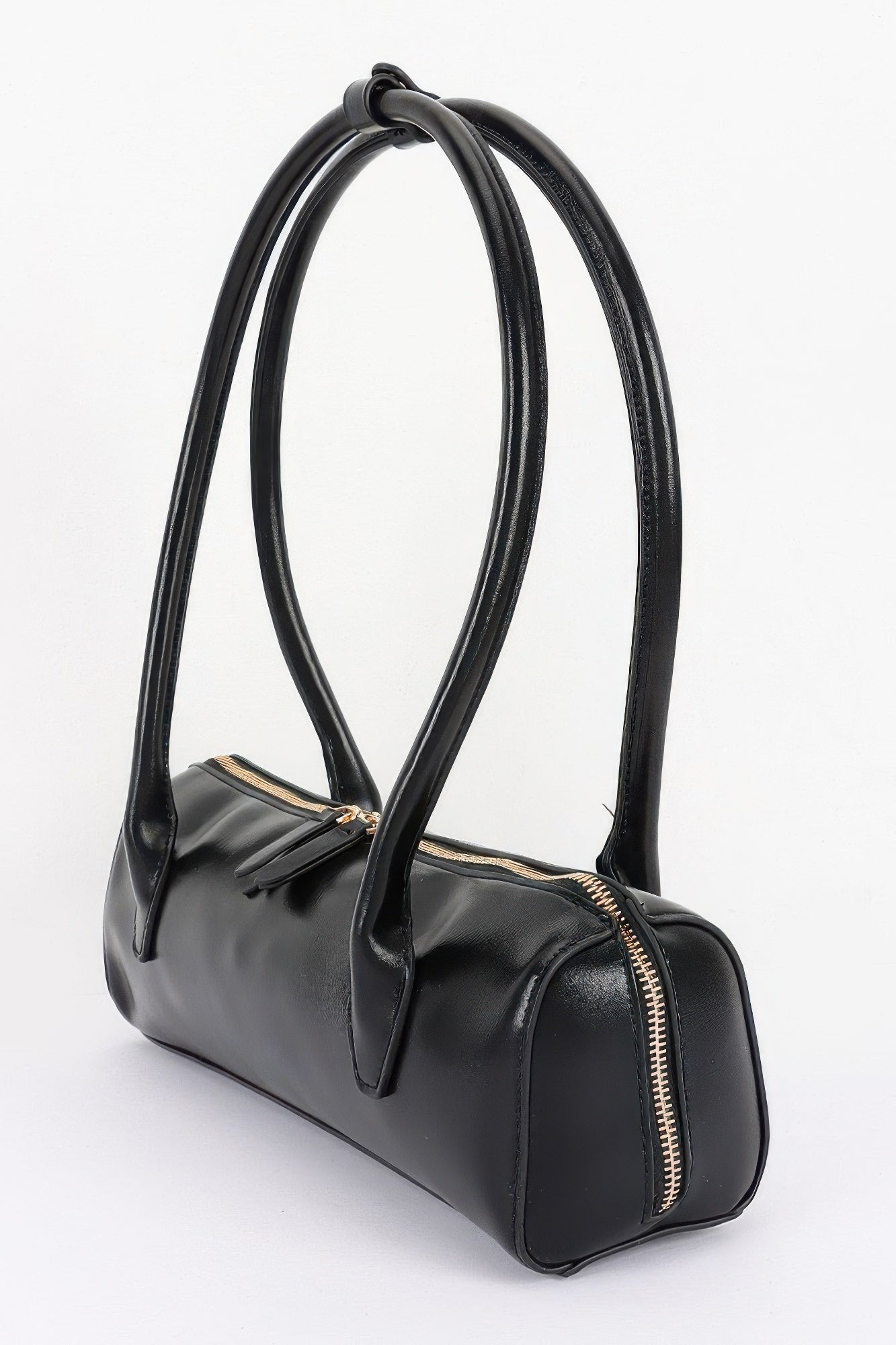 Women's Shoulder Bag Vegan Leather Rectangular BYMANYC ® New York CONTEMPORARY SLEEK STRUCTURED PURSE - New Collection