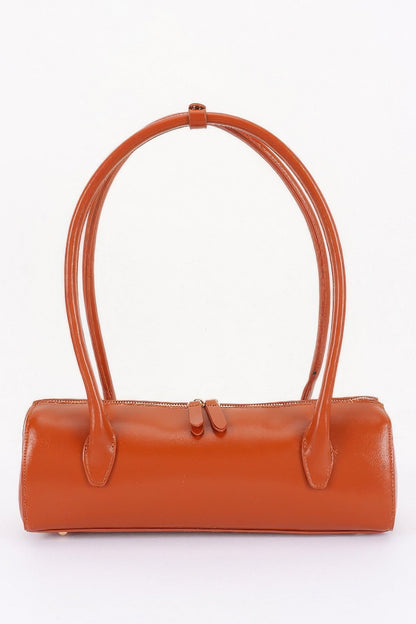 Women's Shoulder Bag Vegan Leather Rectangular BYMANYC ® New York CONTEMPORARY SLEEK STRUCTURED PURSE - New Collection