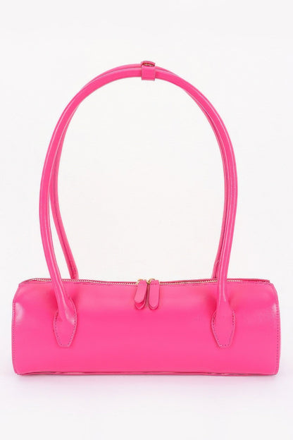 Women's Shoulder Bag Vegan Leather Rectangular BYMANYC ® New York CONTEMPORARY SLEEK STRUCTURED PURSE - New Collection