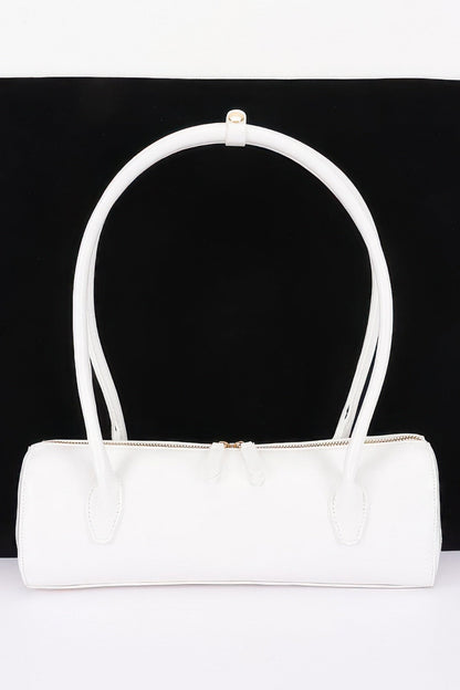 Women's Shoulder Bag Vegan Leather Rectangular BYMANYC ® New York CONTEMPORARY SLEEK STRUCTURED PURSE - New Collection