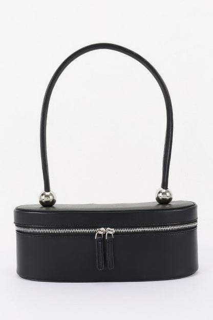 Women's Shoulder Bag Vegan Leather Long Box BYMANYC ® New York CONTEMPORARY SLEEK STRUCTURED PURSE - New Collection