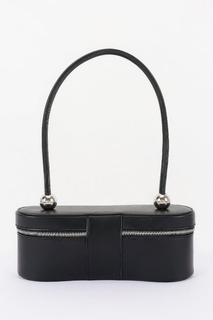 Women's Shoulder Bag Vegan Leather Long Box BYMANYC ® New York CONTEMPORARY SLEEK STRUCTURED PURSE - New Collection