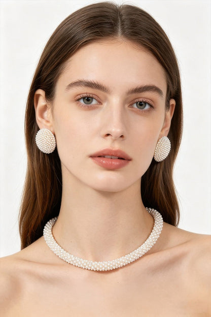 Women's Jewelry Set Choker BYMANYC ® New York HUDSON BEADED - New Collection
