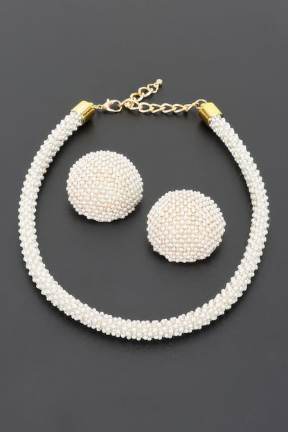 Women's Jewelry Set Choker BYMANYC ® New York HUDSON BEADED - New Collection