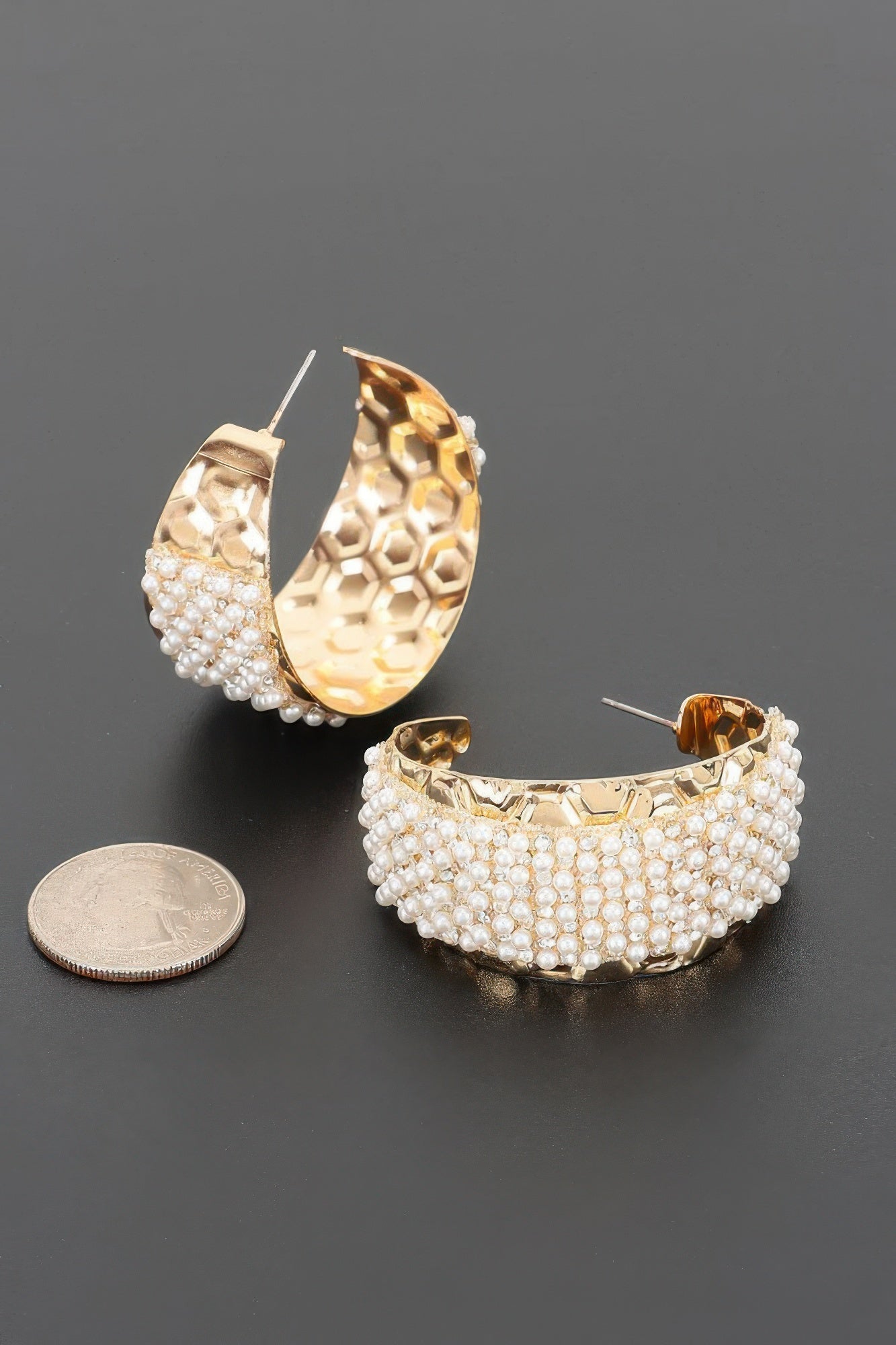 Women's Earrings Hoops Beaded BYMANYC ® New York SOHO CUFF - New Collection
