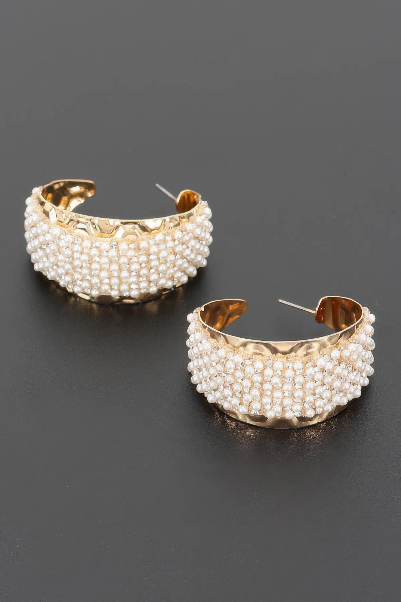 Women's Earrings Hoops Beaded BYMANYC ® New York SOHO CUFF - New Collection
