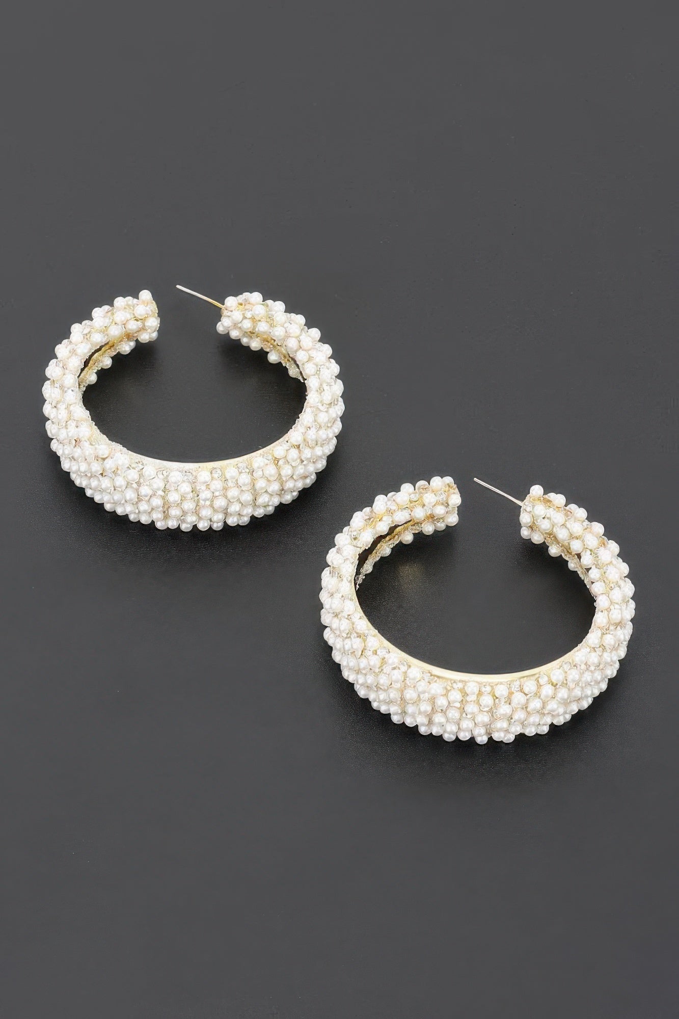 Women's Earrings Hoops Pearl BYMANYC ® New York MADISON PEARL - New Collection