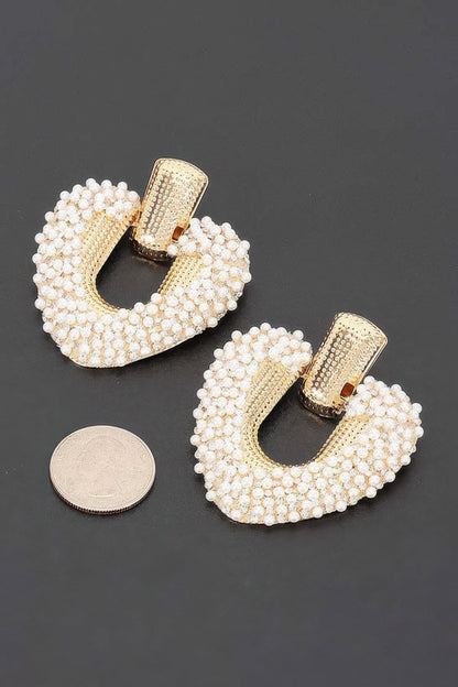 Women's Earrings Drops Door Knocker BYMANYC ® New York SOHO U-FRAME - New Collection