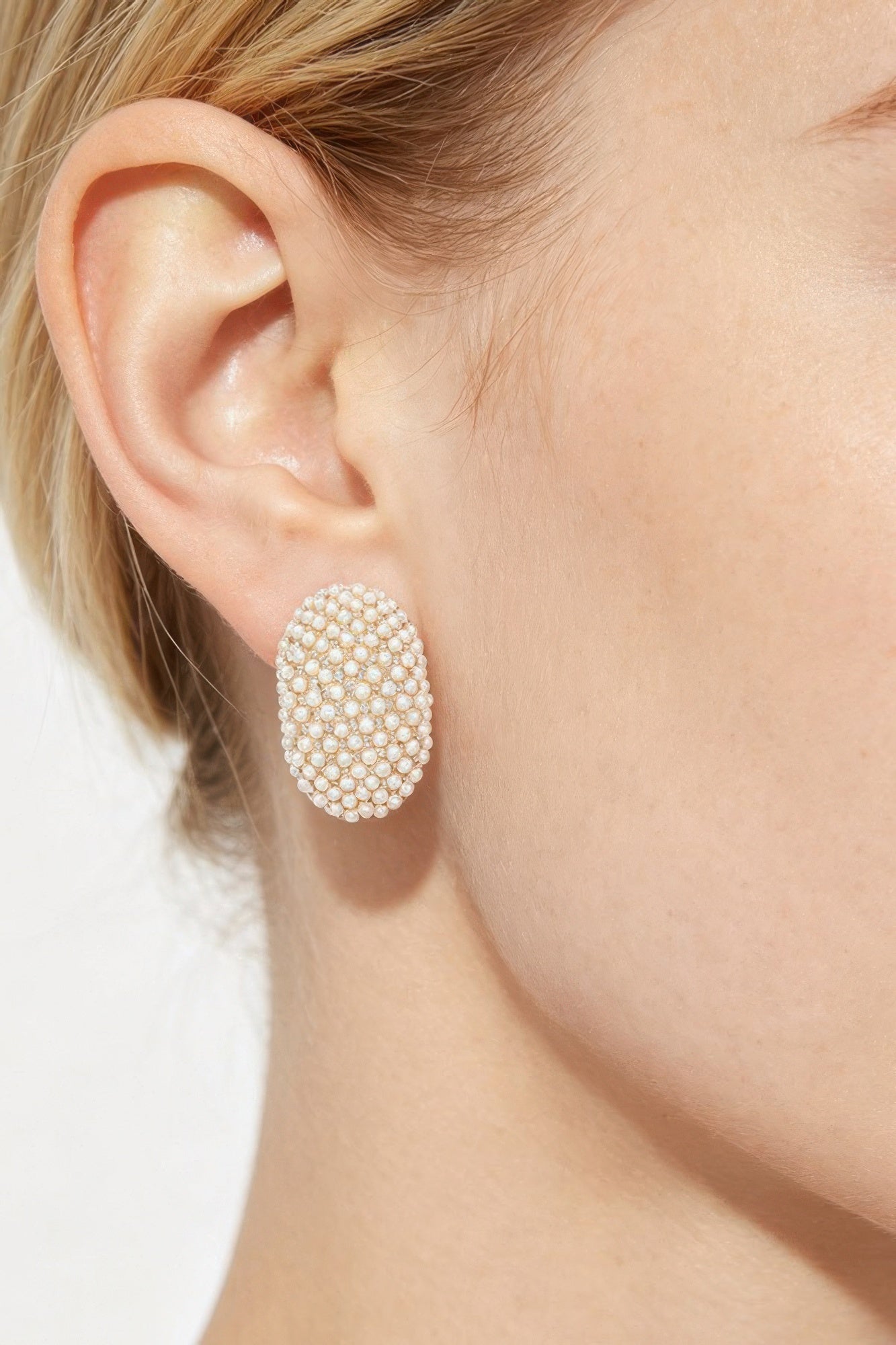 Women's Earrings Studs BYMANYC ® New York METROPOLITAN PEARL - New Collection