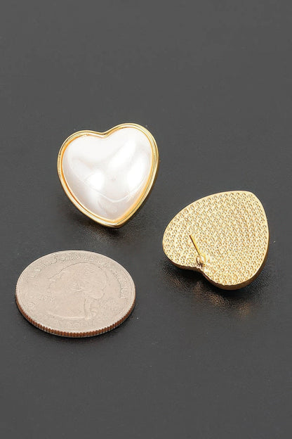Women's Earrings Studs BYMANYC ® New York NOLITA HEART - New Collection