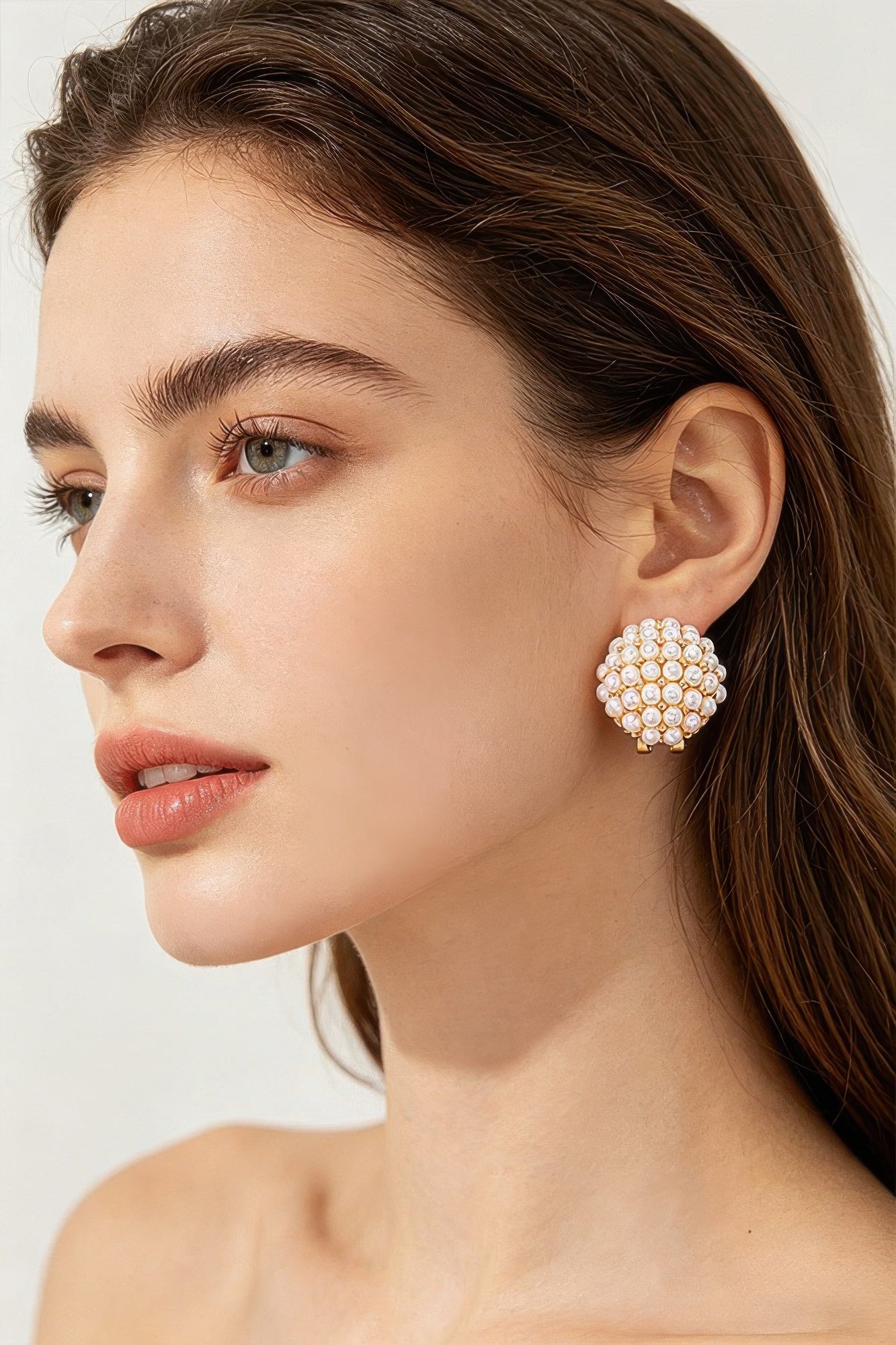 Women's Earrings Clip-on BYMANYC ® New York TRIBECA CLUSTER - New Collection
