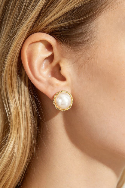 Women's Earrings Studs BYMANYC ® New York HUDSON BRAID - New Collection