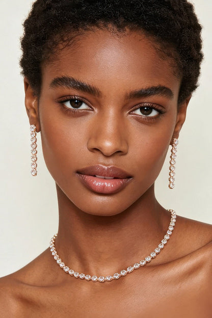 Women's Necklace Set Choker BYMANYC ® New York PARK AVENUE CRYSTAL - New Collection