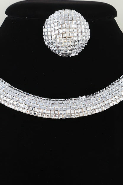 Women's Necklace Set Choker BYMANYC ® New York TRIBECA DISCO - New Collection