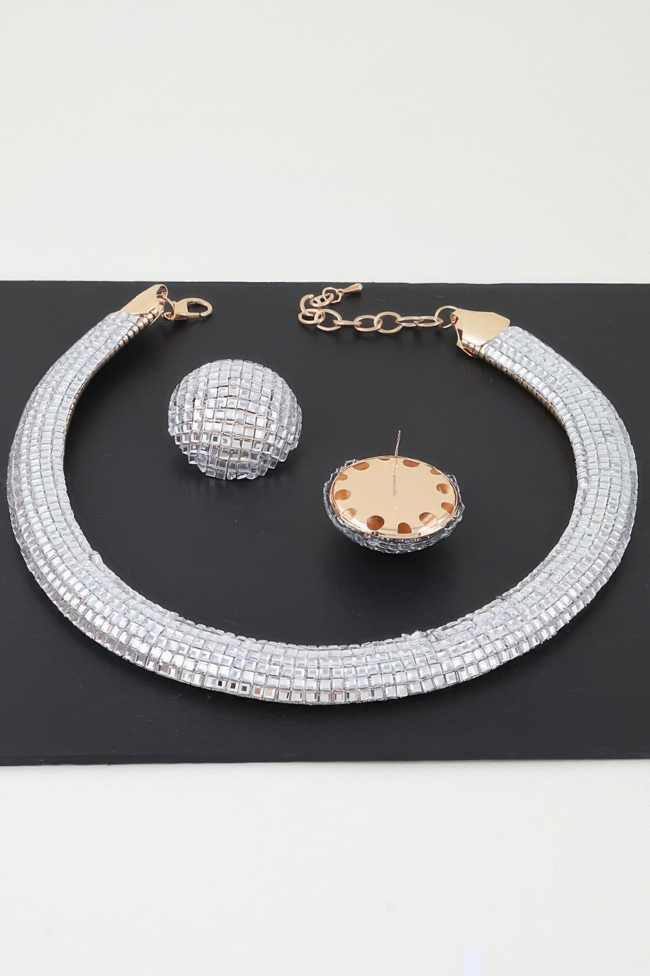Women's Necklace Set Choker BYMANYC ® New York TRIBECA DISCO - New Collection