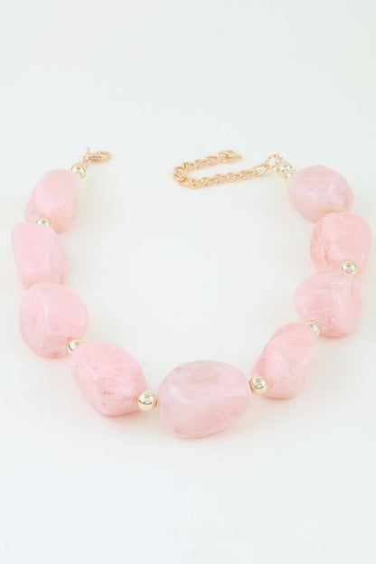 Women's Necklace Statement BYMANYC ® New York SOHO MARBLE - New Collection