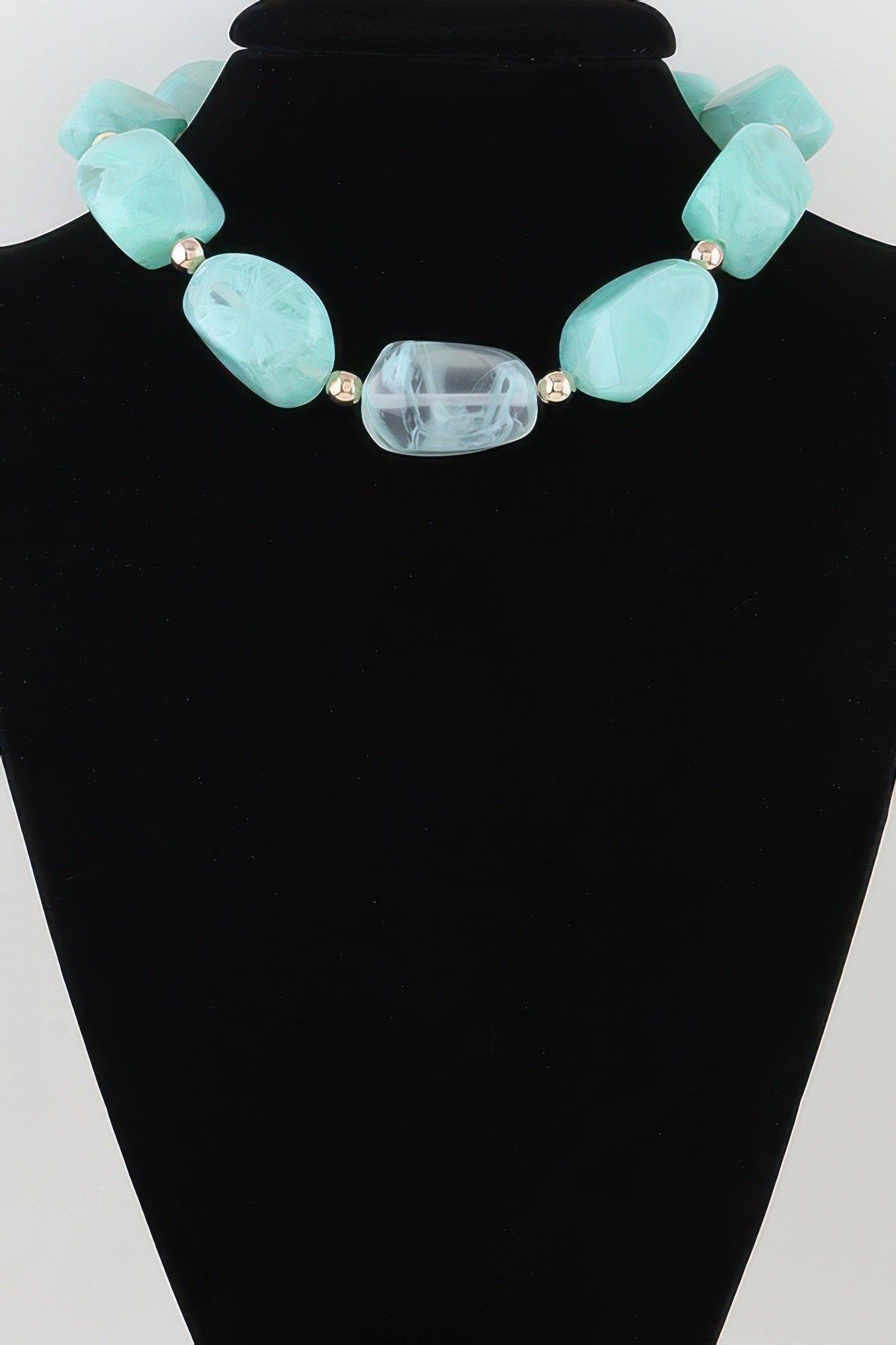 Women's Necklace Statement BYMANYC ® New York SOHO MARBLE - New Collection