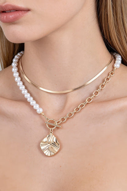 Women's Necklace Multi-Strand BYMANYC ® New York MADISON HAMMERED - New Collection