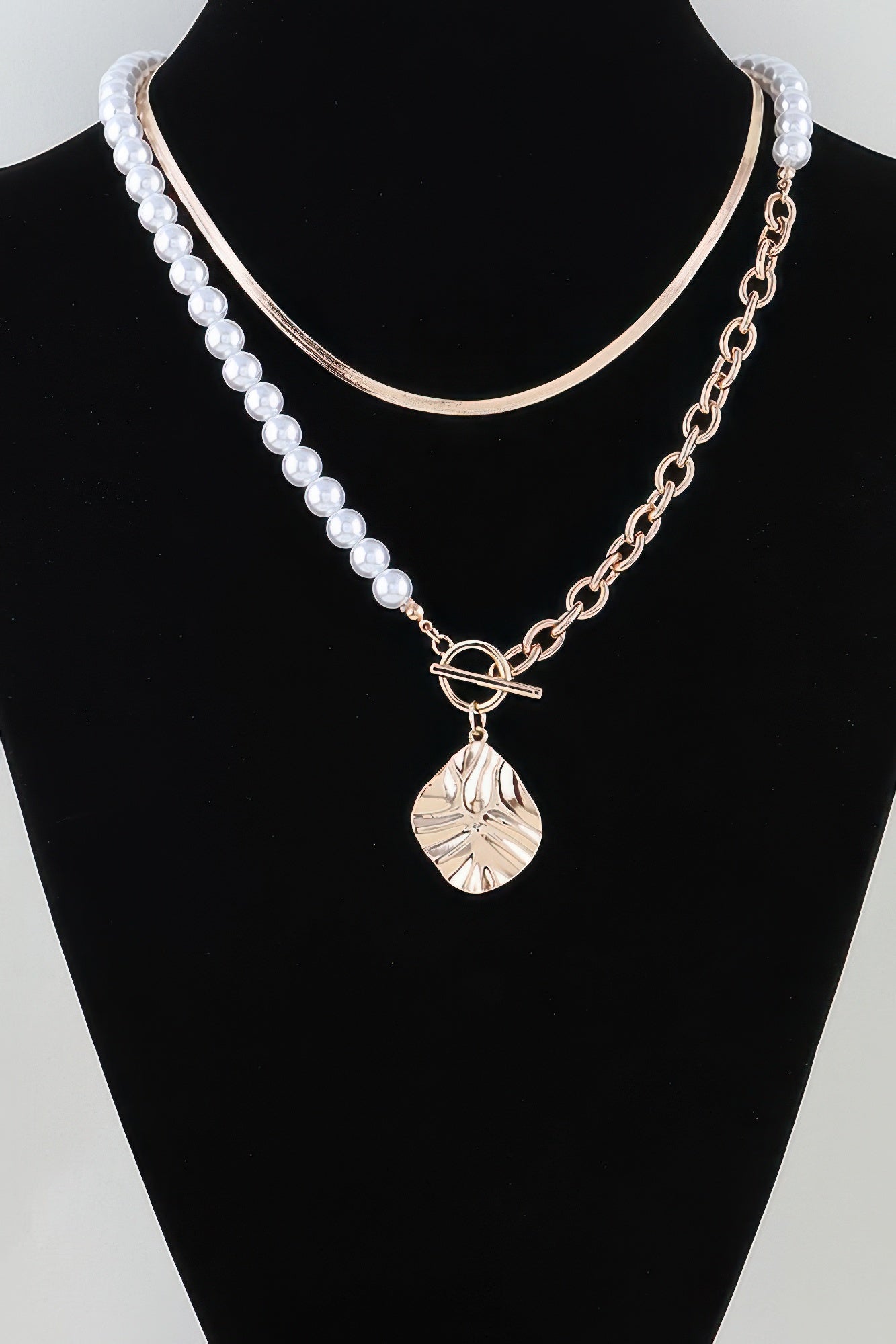 Women's Necklace Multi-Strand BYMANYC ® New York MADISON HAMMERED - New Collection