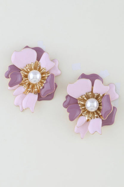 Women's Earrings Studs Blossom BYMANYC ® New York CENTRAL PARK BOTANICAL - New Collection