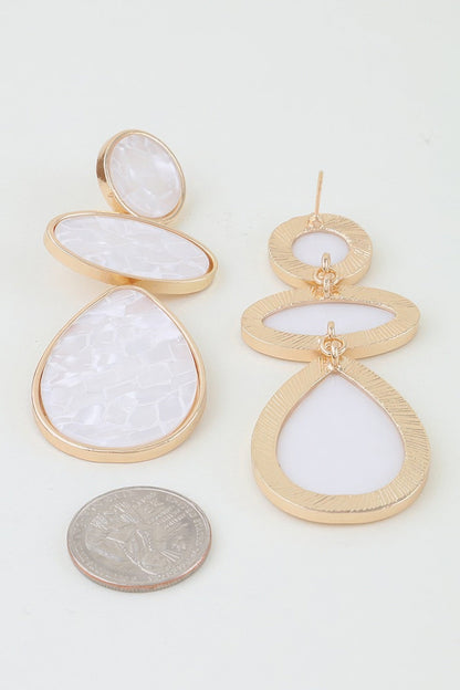 Women's Earrings Drops Geometric BYMANYC ® New York METROPOLITAN MOSAIC - New Collection