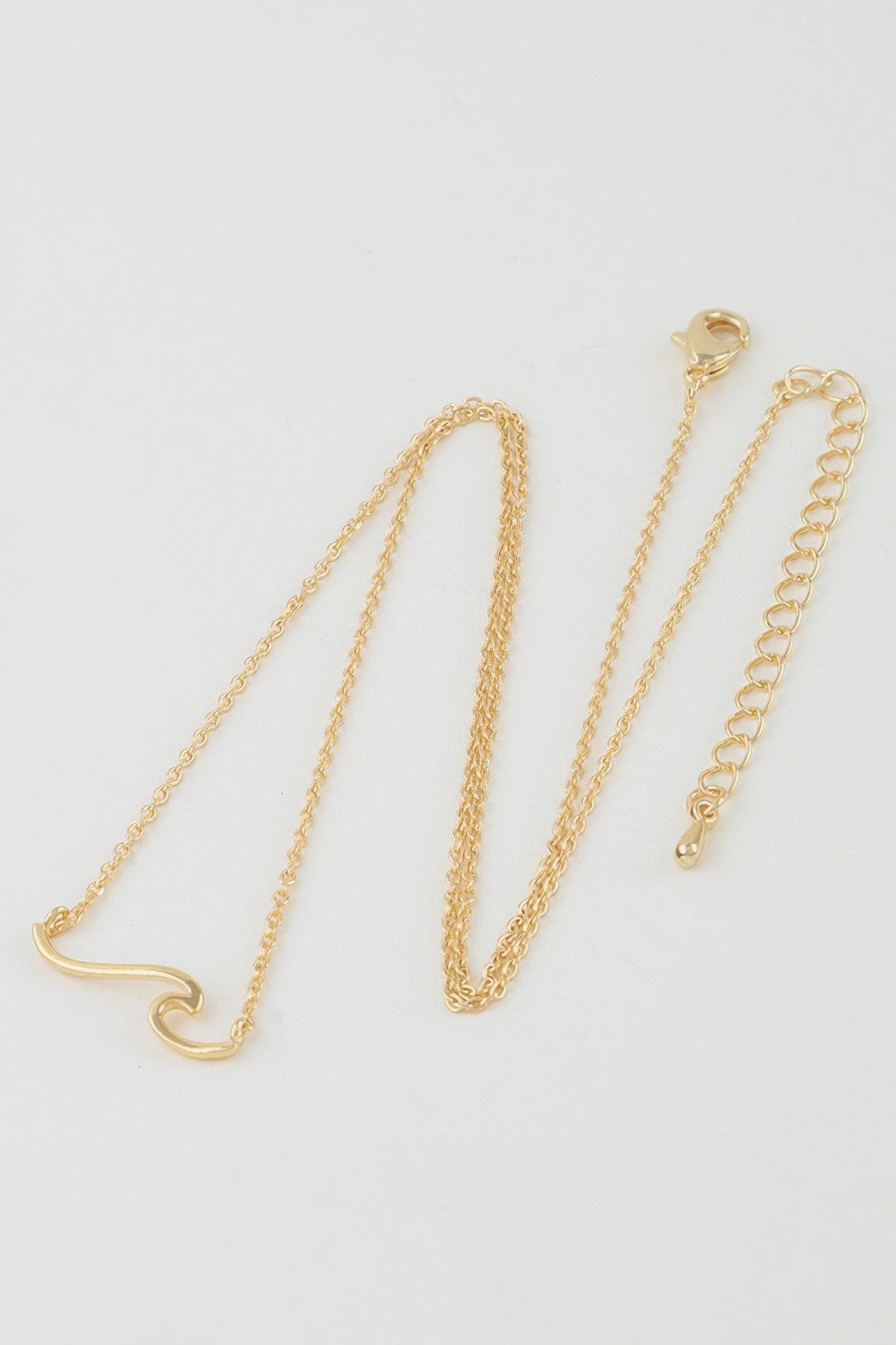 Women's Summer Wave Pendant Chain Necklace Prêt-À-Porter BYMANYC ® New York - New Collection