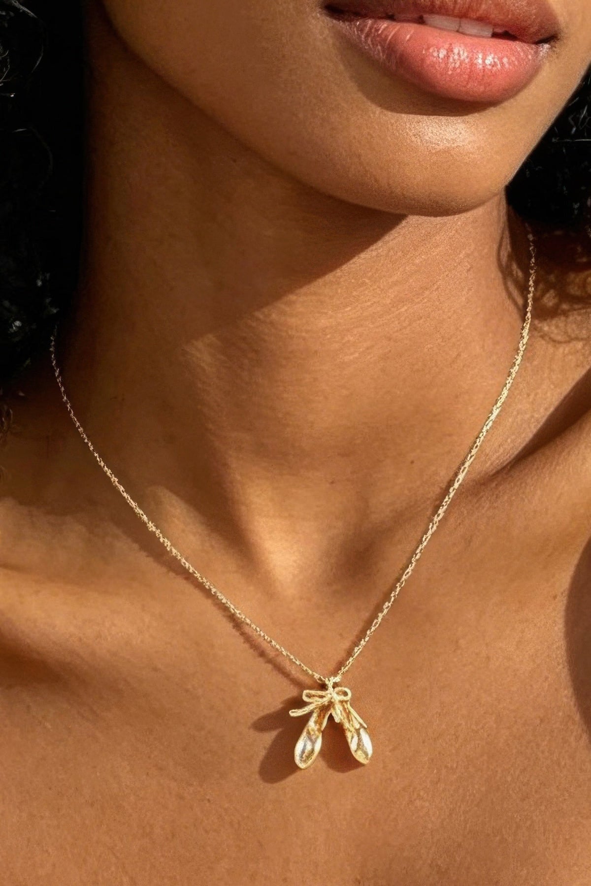 Women's Classic Ballerina Shoes Charm Pendant Necklace Prêt-À-Porter BYMANYC ® New York - New Collection