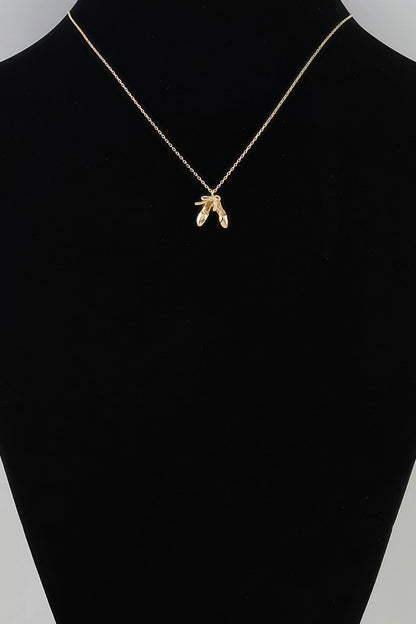Women's Classic Ballerina Shoes Charm Pendant Necklace Prêt-À-Porter BYMANYC ® New York - New Collection