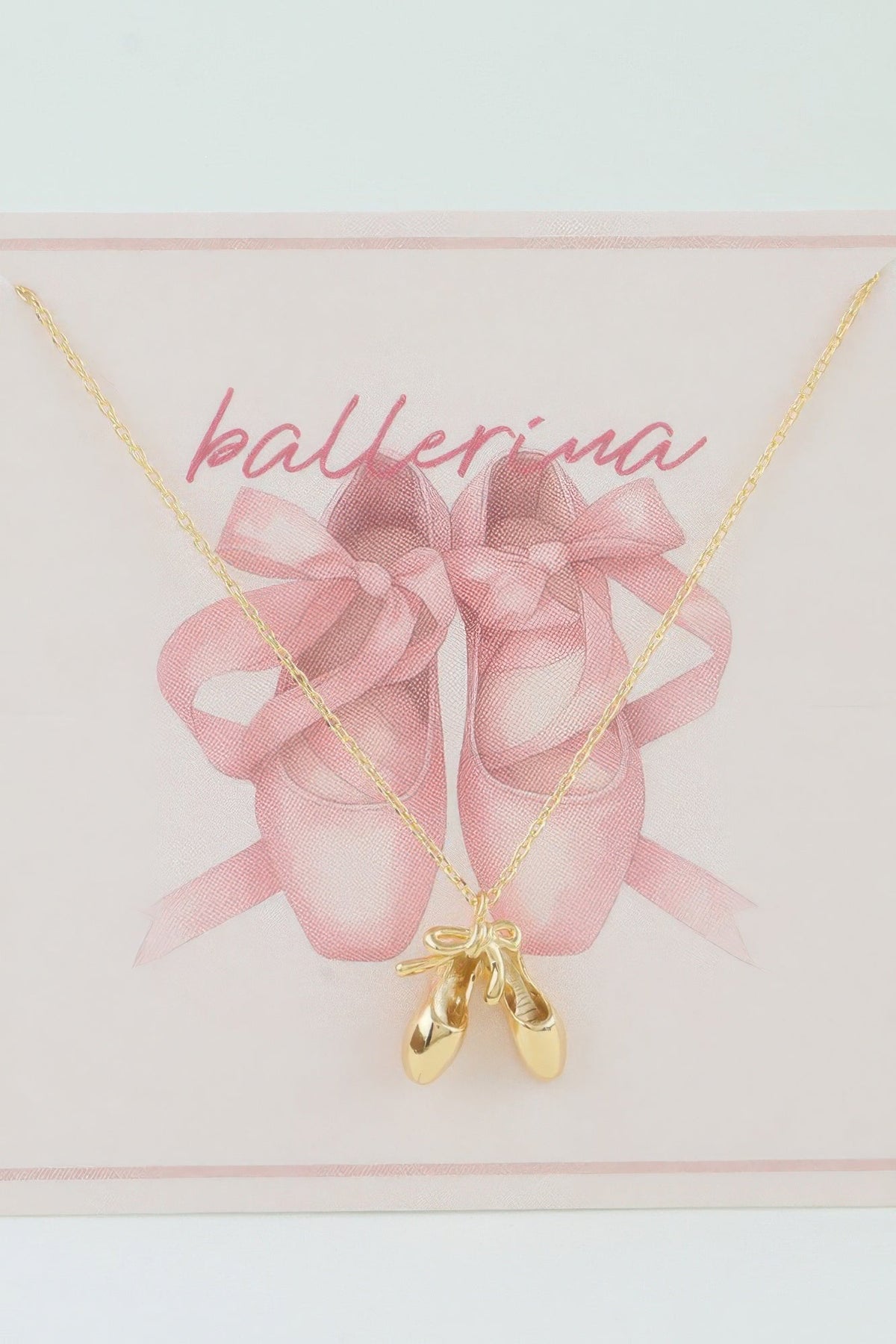 Women's Classic Ballerina Shoes Charm Pendant Necklace Prêt-À-Porter BYMANYC ® New York - New Collection