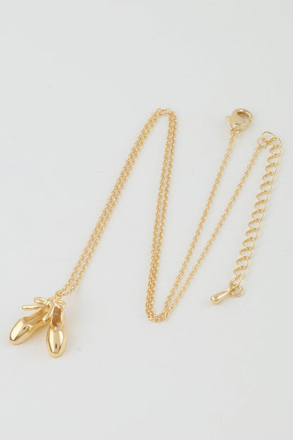 Women's Classic Ballerina Shoes Charm Pendant Necklace Prêt-À-Porter BYMANYC ® New York - New Collection