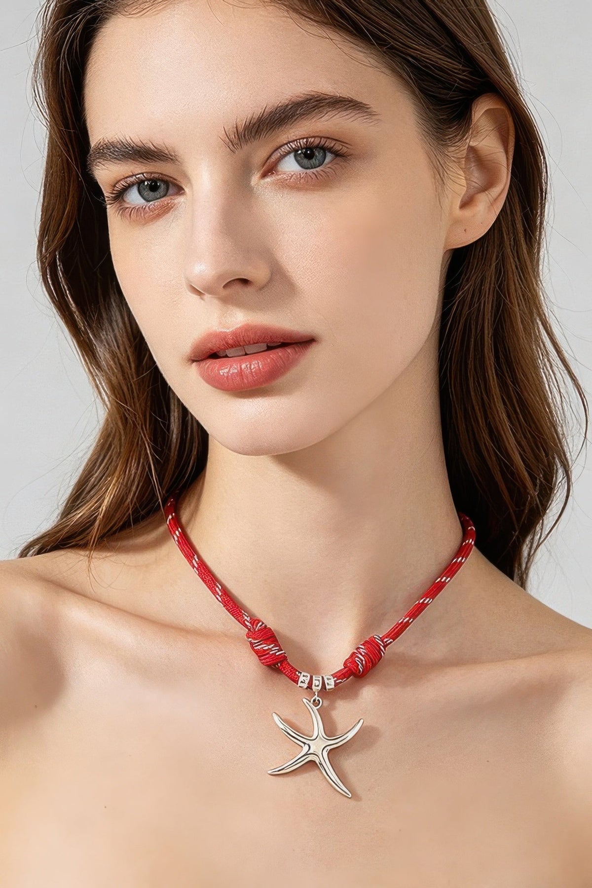 Women's Braided Rope Starfish Pendant Necklace Prêt-À-Porter BYMANYC ® New York - New Collection