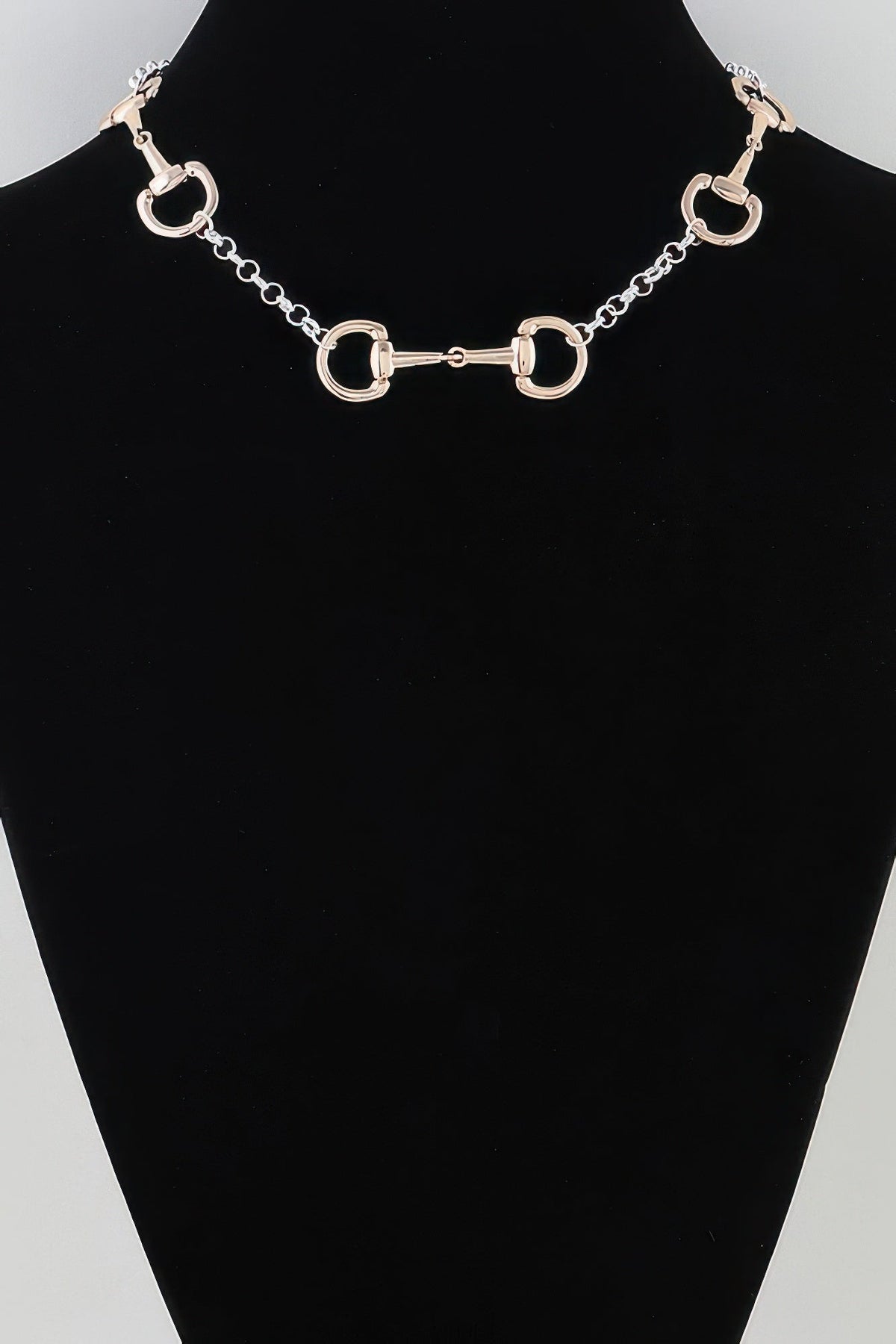 Women's Multi Horseshoe Charm Toggle Chain Necklace Prêt-À-Porter BYMANYC ® New York - New Collection
