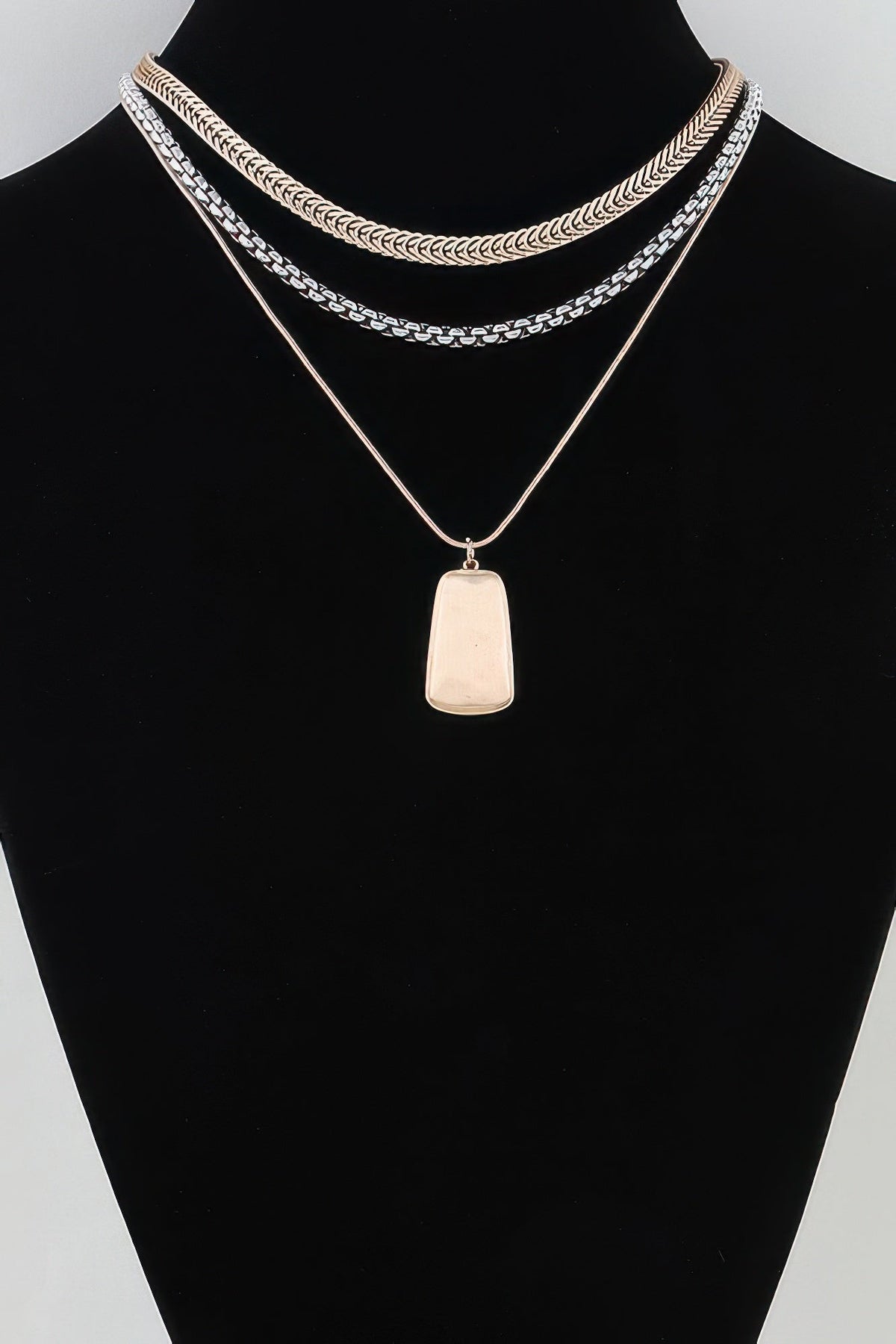 Women's Multi Braided Pendant Chain Necklace Prêt-À-Porter BYMANYC ® New York - New Collection