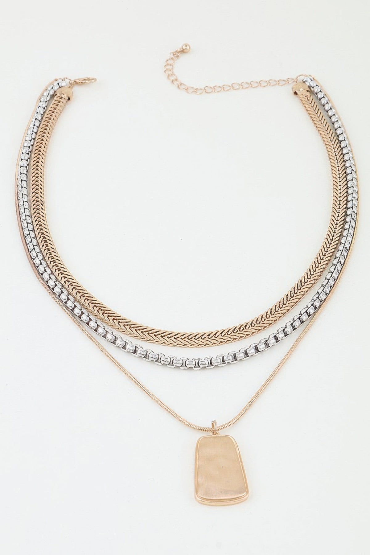 Women's Multi Braided Pendant Chain Necklace Prêt-À-Porter BYMANYC ® New York - New Collection