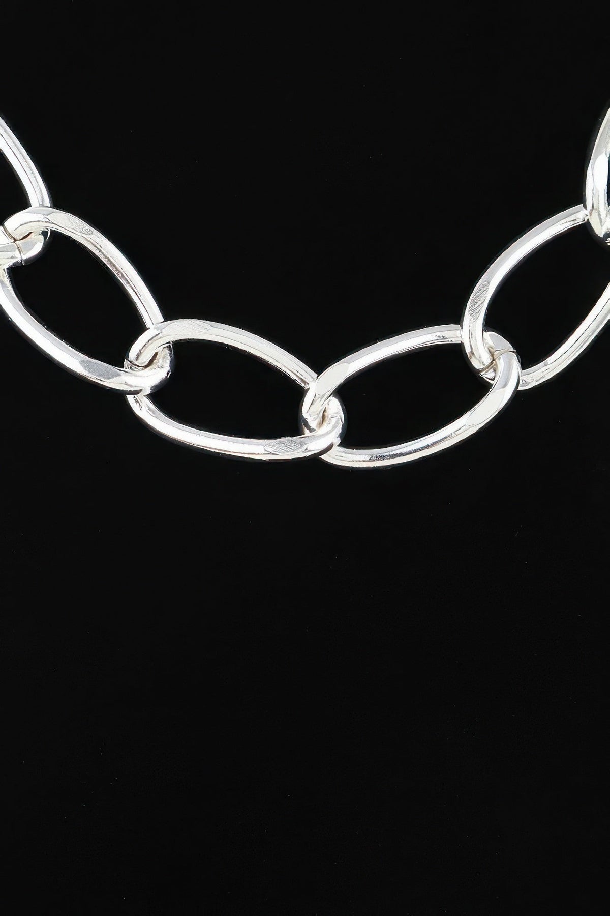 Women's Polished Twist Chain Statement Necklace Prêt-À-Porter BYMANYC ® New York - New Collection