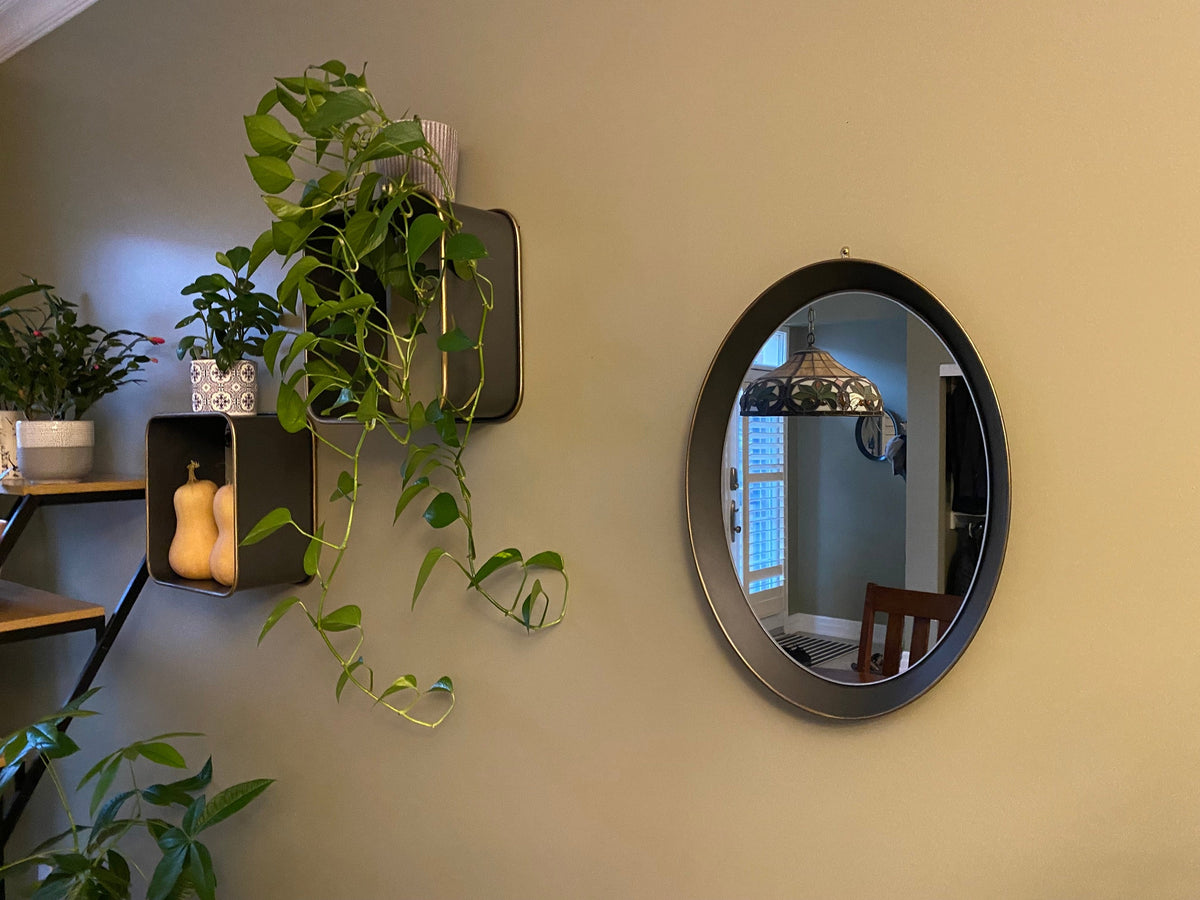 Wall Rack - Stylish Creative Metal Wall Shelf/Rack Rectangular