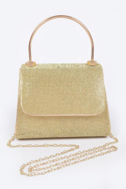 WOMEN'S BAG NOLITA Metallic Mirror Top Handle – BYMANYC ® New York
