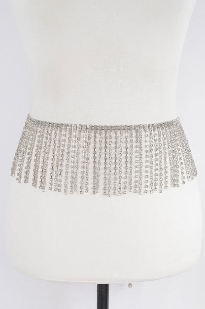 WOMEN'S BELT BROADWAY Rhinestone Curtain New Collection BYMANYC ® New York