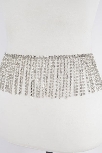 WOMEN'S BELT BROADWAY Rhinestone Curtain New Collection BYMANYC ® New York