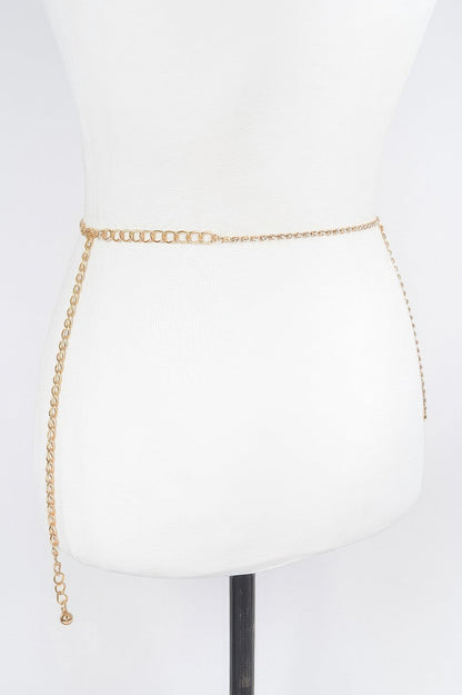 WOMEN'S BELT CHELSEA Cascading Rhinestones BYMANYC ® New York