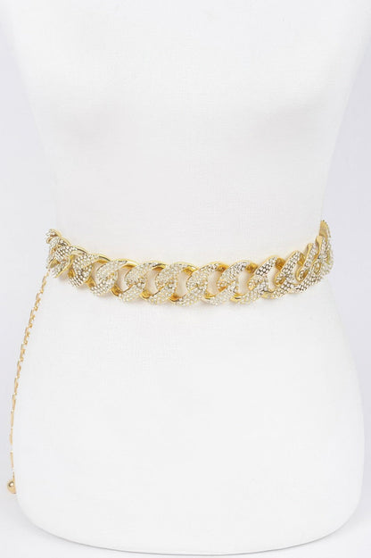 WOMEN'S BELT COLUMBUS Plus Size Rhinestone BYMANYC ® New York